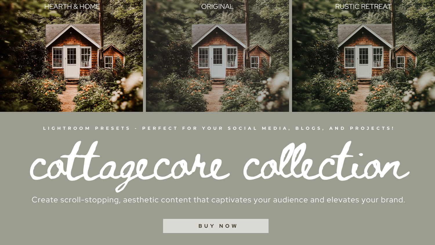 cottagecore Lightroom presets