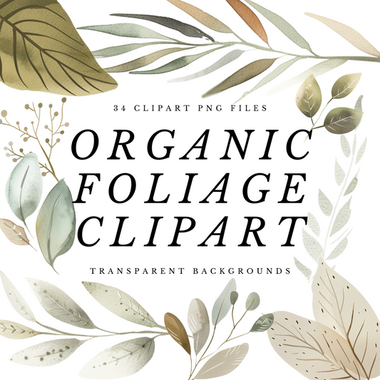 Organic Foliage Clipart - 34 PNG Clipart Images With Transparent Backgrounds