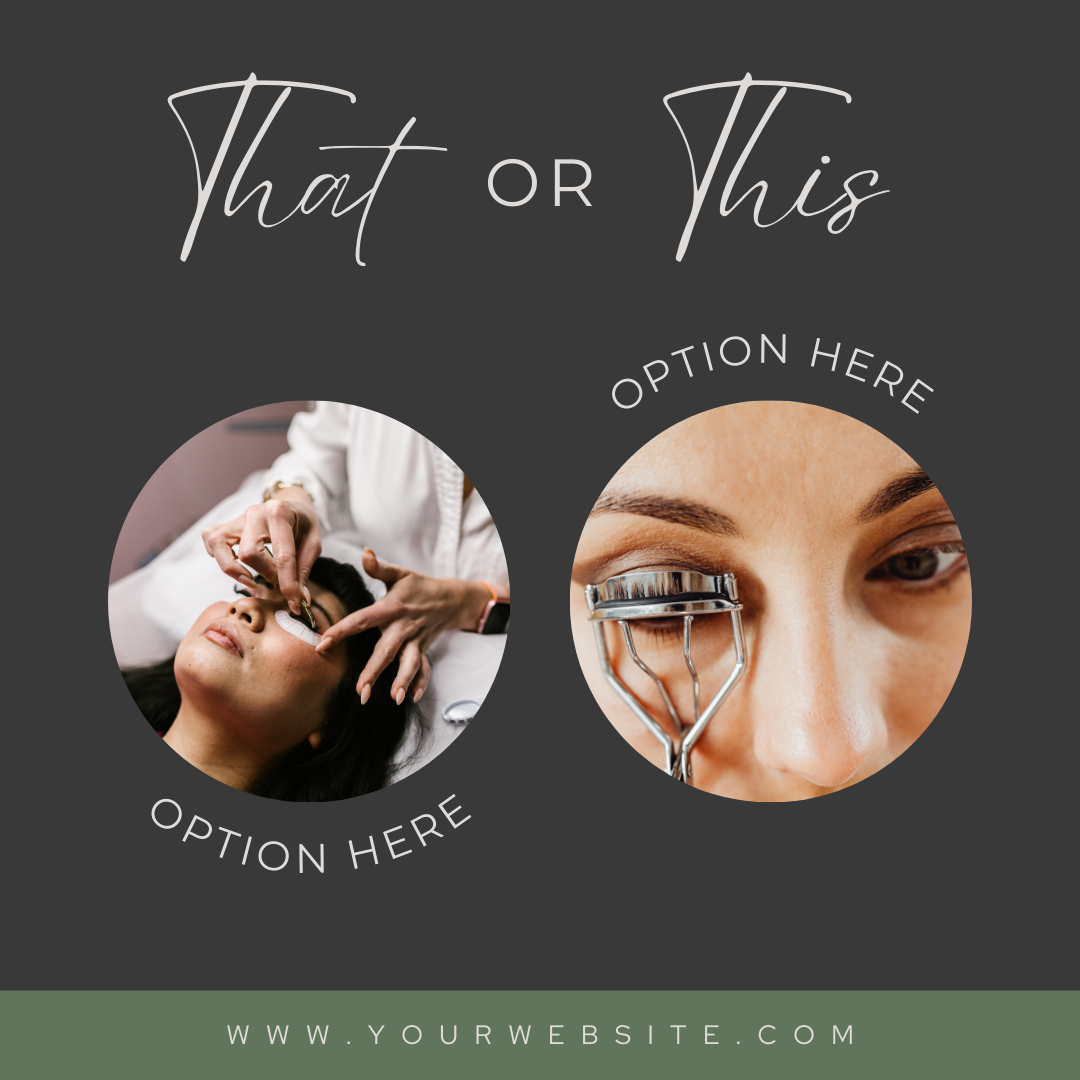 Lash Tech | Lash Social Media | Elegant Editable Canva Templates For Beauty | Beauty Instagram Templates | Lash Extension Post | Lash Quotes